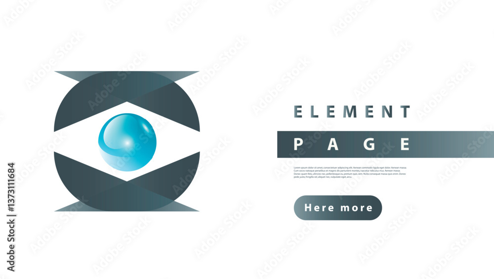 Poster Modern circles design. Abstract tech round background. Futuristic vector design