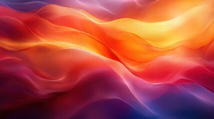 Obraz premium Vibrant Flowing Waves of Colorful Abstract Art in Motion