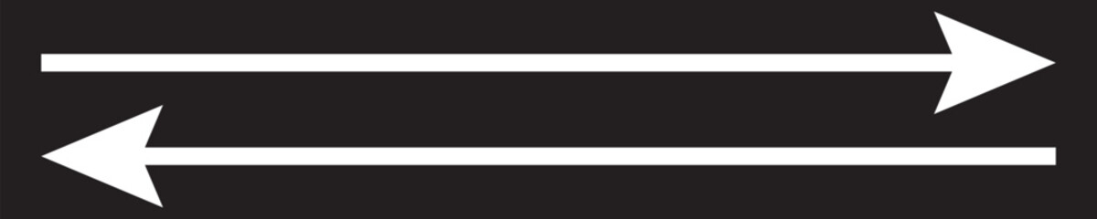 Naklejka premium double wave long curved arrow icon. double arrow icon on white background.