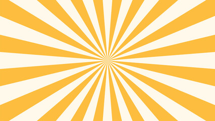 Obraz premium Retro sunburst background with rays or stripes in the center. Sun burst retro background. Star burst abstract backdrop. Vector illustration