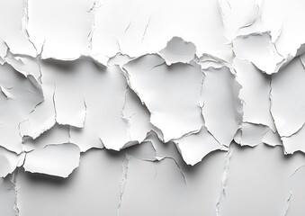 Cracked White Paper Texture.