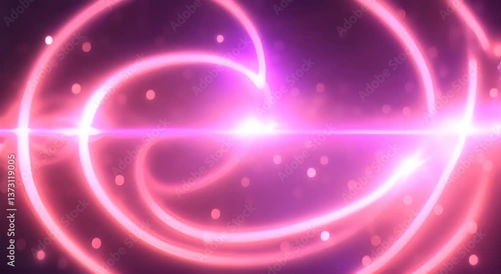 Poster loop animation of space nebula towards light loop animation glowing galaxies and stars passing foota