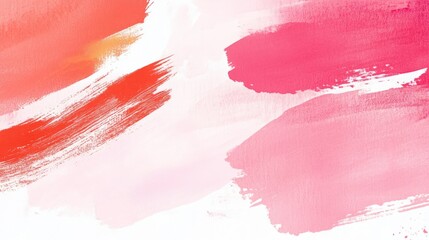 Abstract art piece with varying shades of pink and red