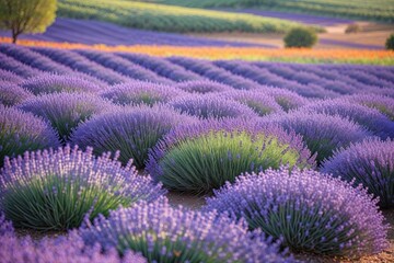 Obraz premium Stunning Spring Lavender Fields A Vibrant Natural Landscape Experience