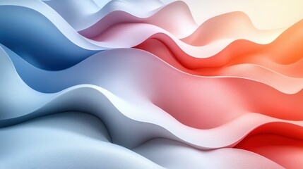 Colorful Wavy Patterns with Smooth Gradients and Soft Curves