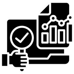 Analysis Data glyph icon