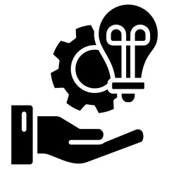 Management System glyph icon