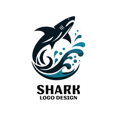 Shark Vector Logo Design