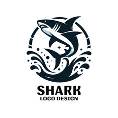 Shark Vector Logo Design