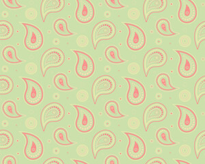 Royalty paisley and simplicity image. Effortless chic a nature stylish. East summer with intricacy horizontal.