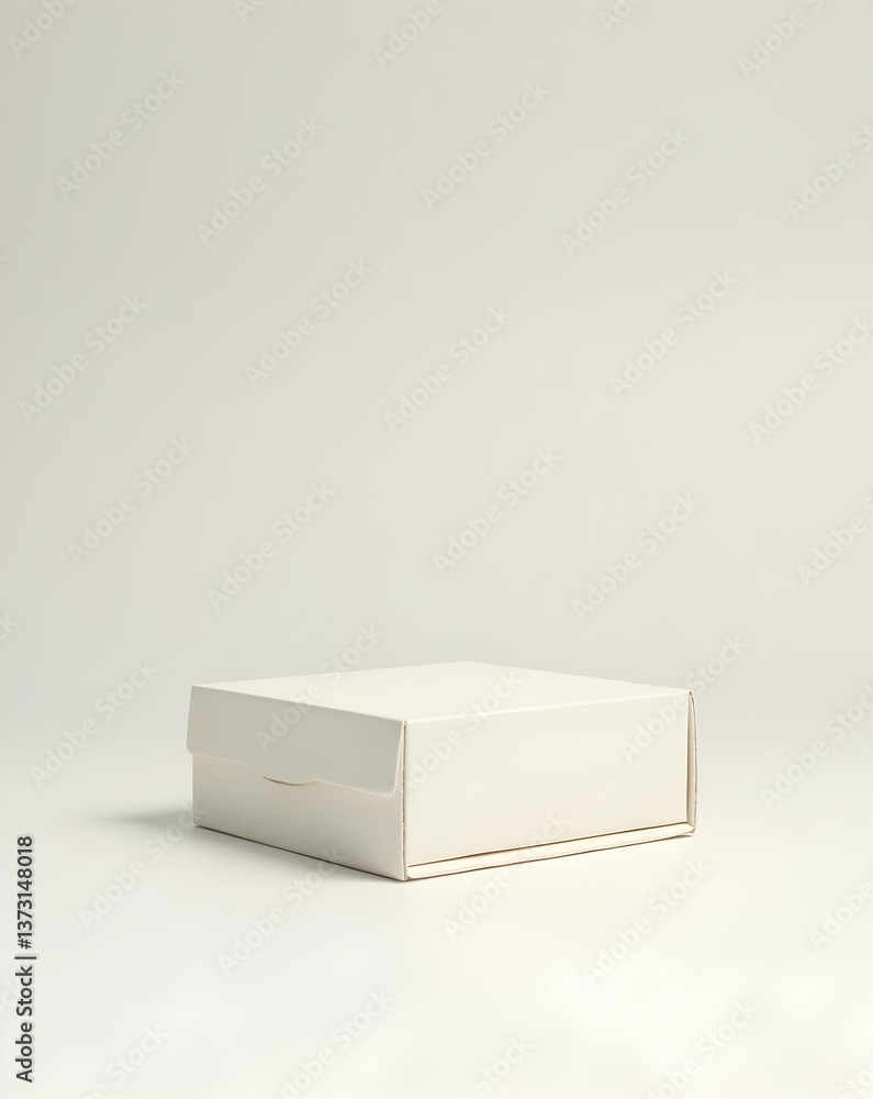 Aufkleber sleek contemporary product box with clean lines offers versatile packaging solution for various item