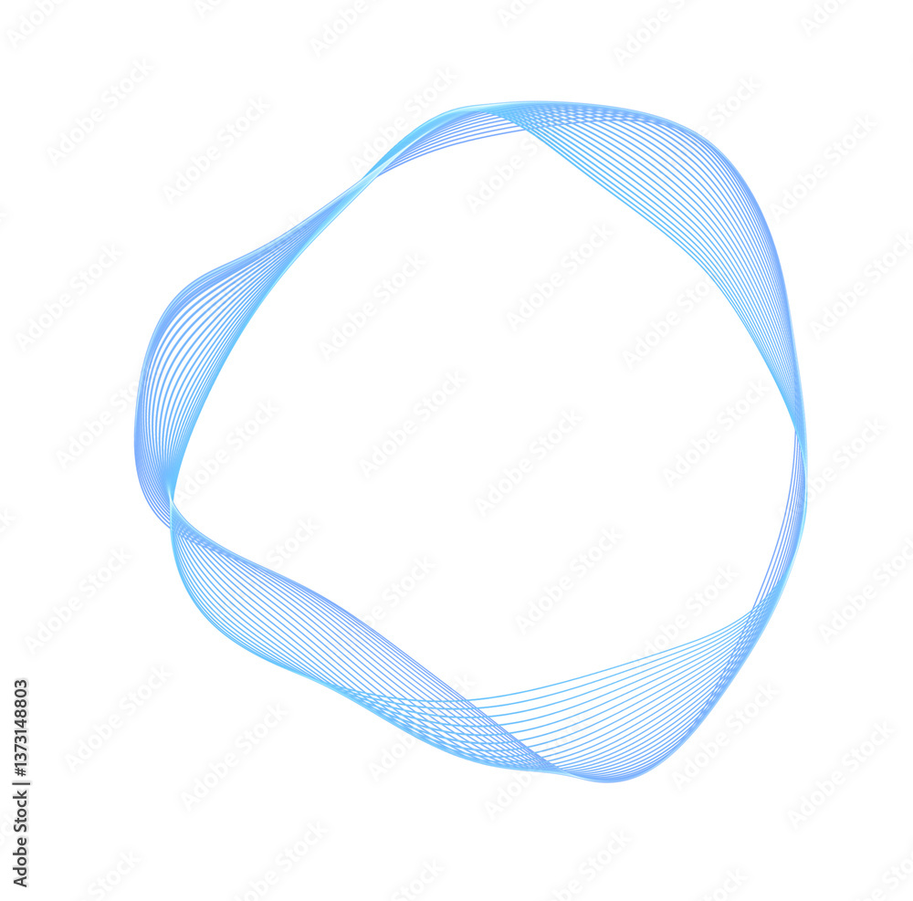 Fototapete abstract colorful circle swirl spectrum, futuristic ai personal assistant app screen, creative scien