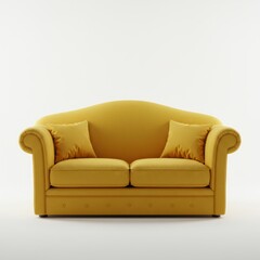 Fototapeta premium sofa on a white background