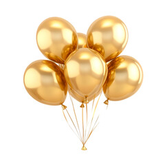 Golden Balloons Festive Celebration Party Decorations,