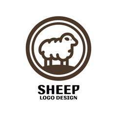 Sheep Vector Logo Design