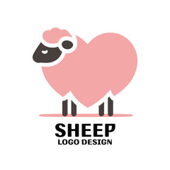 Sheep Vector Logo Design