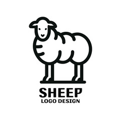 Sheep Vector Logo Design