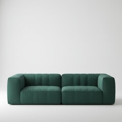 Fototapeta premium sofa on a white background