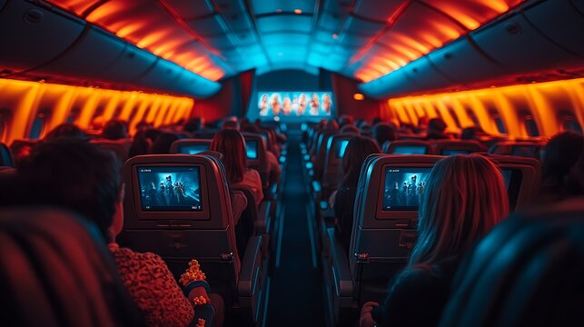 interior of an airplane cockpit