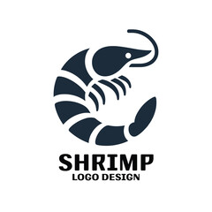 Shrimp Vector Logo Design