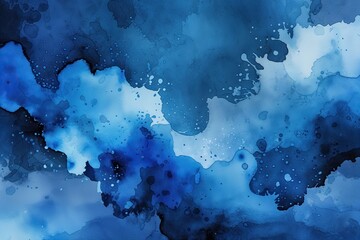 Bright Blue Watercolor Background Vector for Artistic Projects