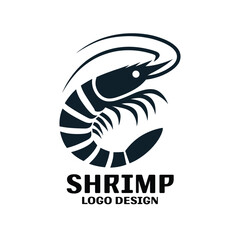 Shrimp Vector Logo Design