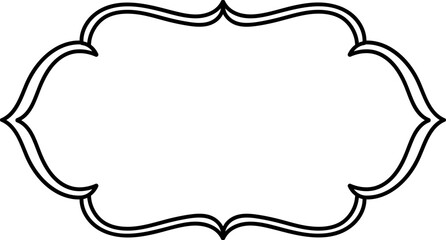 Fototapeta premium Elegant Decorative Border Frame