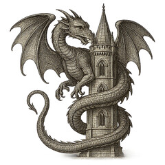 chinese dragon statue