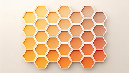 vector background with honeycombs