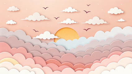 Obraz premium sunrise silhoutte