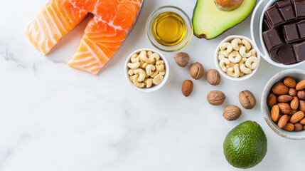 Nutrient-rich keto foods for pcos: healthy fats and hormone balance concept