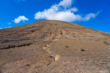 White Mountains in Las Grietas in the municipality of Tias in Lanzarote, Canary Islands, Spain