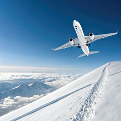 Obraz premium airplane in the sky