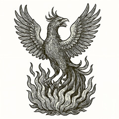 golden eagle with wings