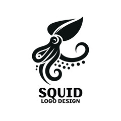 Squid Vector Logo Design