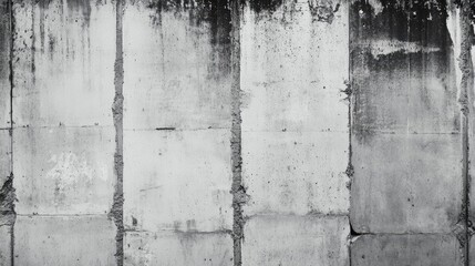 Obraz premium Gritty textured concrete wall. Monochrome industrial background