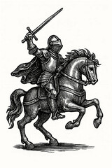 knight on horseback