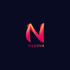 Fototapeta premium gradient logo modern concept design
