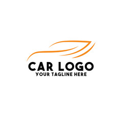 Abstract car logo design