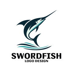 Swordfish Vector Logo Design