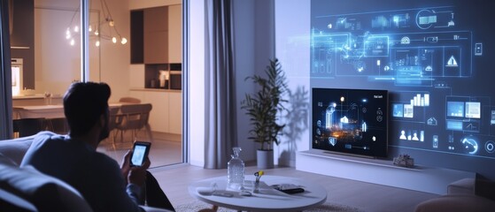 Engineers designing AI powered smart home security systems, high-tech residential building with real-time surveillance and threat detection, High-tech style