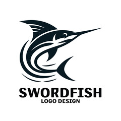 Swordfish Vector Logo Design