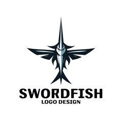 Swordfish Vector Logo Design