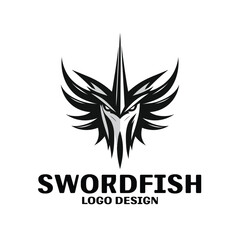 Swordfish Vector Logo Design