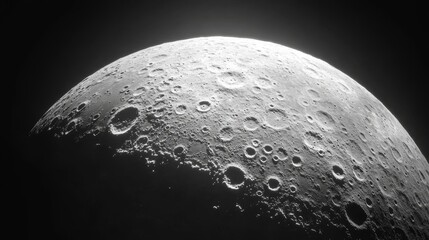 Moon surface. Space background