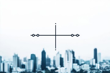Obraz premium Black line icon for decide