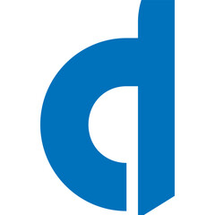 Bold Capital Letter D Logo