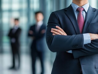 Blurred business people in press conference breaking breaking time business concept backgrond