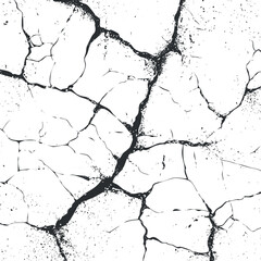 Fototapeta premium Grunge cracked texture background for design and artistic projects.