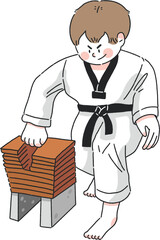 태권도 격파하는사람